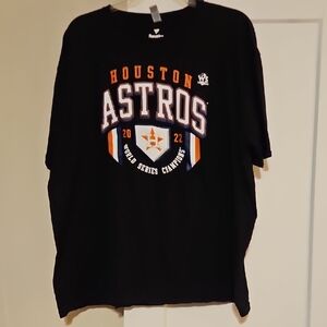 Fanatics Houston Astros 2022 World Series Champions Tee - Black, Orange, White